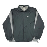 Reebok Windbreaker - XL Gray Polyester
