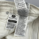 Levis Denim Shorts - 26W UK 6 White Cotton