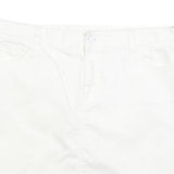 TOMMY HILFIGER Womens White Cotton Blend Mini Skirt M Casual Summer Wear