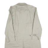 LORD Mens Beige Cotton Classic Long Sleeve Button Cotton Jacket L