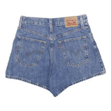 LEVI'S Womens Denim Blue Shorts M W28 Classic High Waist Casual