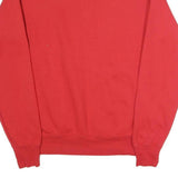 CHAMPION Mens Red U.S. Navy 1/4 Zip Sweatshirt M Cotton Blend Pullover