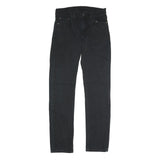 LEVI'S 511 Slim Mens Jeans Black Slim Skinny Denim W30 L32 Classic Zip Fastening