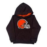 Age 5-6 Cleveland Browns Nfl Graphic Hoodie - Medium Brown Cotton Blend