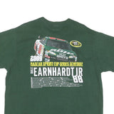 Mens Green Dale Earnhardt Jr 88 NASCAR 2009 Cotton Blend Short Sleeve Crew Neck