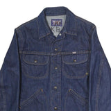 GWG Mens Blue Denim Cotton Button Jacket M Regular Fit Casual Classic