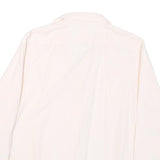 LAUREN RALPH LAUREN Womens Cream Plain Shirt L Button Down Collar Lightweight