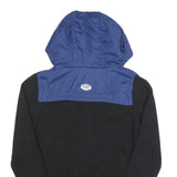 G-STAR Mens Black & Blue Hooded Zip Jacket M Cotton Casual Streetwear Knit