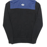 G-STAR Mens Black & Blue Hooded Zip Jacket M Cotton Casual Streetwear Knit