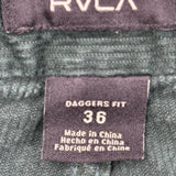 Unbranded Cord Trousers - 36W 31L Green Corduroy