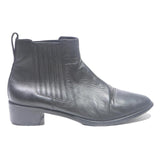 RIVECOUR Womens Black Leather Chelsea Ankle Boots UK 7 Stylish Comfortable