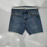 Levis Denim Shorts - 31W 7L Blue Denim