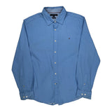 Tommy Hilfiger Shirt - Large Blue Cotton