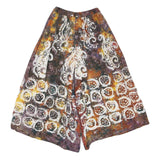 Womens Printed Cotton Blend Shorts XXS W20 Elastic Waist Patterned