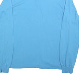 LACOSTE Mens Blue Long Sleeve Plain Polo Shirt S Cotton Blend Casual Classic