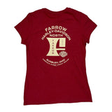 Harley Davidson Christmas T-Shirt - Small Red Cotton Blend