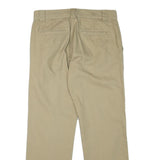 NAPAPIJRI Mens Regular Fit Beige Cotton Blend Trousers W33 L30 Classic Zip
