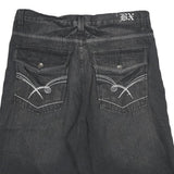BROOKLYN XPRESS Mens Shorts Black Denim L W36 Casual Cotton Relaxed Fit