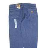 CARHARTT Mens Jeans Blue Relaxed Straight Denim Medium W42 L32 Workwear