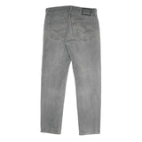 LEVI'S Mens Regular Fit Grey Denim Jeans W34 L31 Classic Zip Cotton Blend
