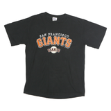 CSA Mens Black San Francisco Giants Graphic T-Shirt M Short Sleeve Crew Neck