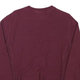 CHAMPION Mens Maroon Crew Neck S Cotton Blend Pullover Sweatshirt