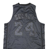 ADIDAS Mens Black Lakers 24 Sleeveless V-Neck Jersey L Sportswear