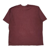 Carhartt T-Shirt - 2XL Burgundy Cotton