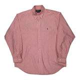 Blake Ralph Lauren Striped Shirt - XL Red Cotton