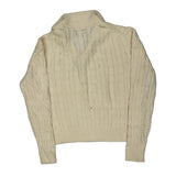Age 8-10 Polo By Ralph Lauren 1/4 Zip - Medium Cream Cotton