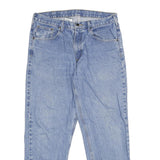 CARHARTT Mens Regular Fit Blue Denim Jeans W36 L30 Classic Zip Cotton