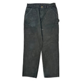 Carhartt Carpenter Trousers - 34W 34L Black Cotton