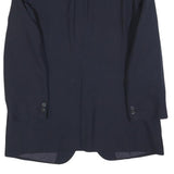 MCGREGOR Mens Navy Blue Wool Blend Classic Jacket M Button Plain Formal