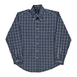 Tommy Hilfiger Checked Shirt - Large Blue Cotton