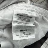 Lee Checked Shorts - 28W 9L Gray Cotton