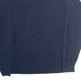 GILDEN Mens Navy Blue Indy Juniors Volleyball Tournament Graphic Long Sleeve