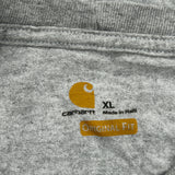 Carhartt Long Sleeve T-Shirt - XL Gray Cotton