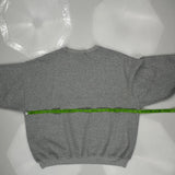 Starter Sweatshirt - Large Gray Cotton Blend