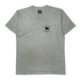 Porcupine Mountains Screen Stars Single Stitch T-Shirt - Large Grey Cotton Blend