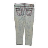 True Religion Contrast Stitch Jeans - 39W 32L Light Wash Cotton