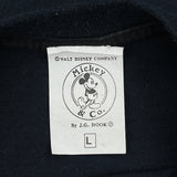 Mickey & Co. Single Stitch T-Shirt - Large Black Cotton