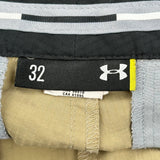 Under Armour Cargo Shorts - Medium Khaki Polyester