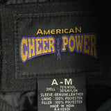 National Championship American Cheer Power Varsity Jacket - Medium Black Wool Blend
