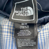 Age 10-12 The North Face Checked Puffer - Medium Blue Polyester