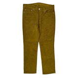 Levis Cord Pants - 34″ Waist Brown Cotton