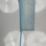 Levis Wide Leg Jeans - 27W UK 8 Light Wash Cotton