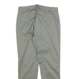 DOCKERS Womens Cotton Blend Slim Beige Trousers W30 L28 Classic Zip Pocketed