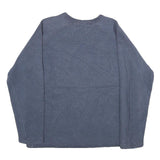 TOMMY HILFIGER Mens Blue V-Neck XL Cotton Sweatshirt Classic Pullover