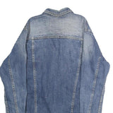 LEVI'S Mens Blue Denim Button Jacket M Cotton Classic Casual Outerwear