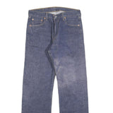 LEVI'S 501 Mens Jeans Blue Regular Straight Denim Medium W30 L32 Classic Button